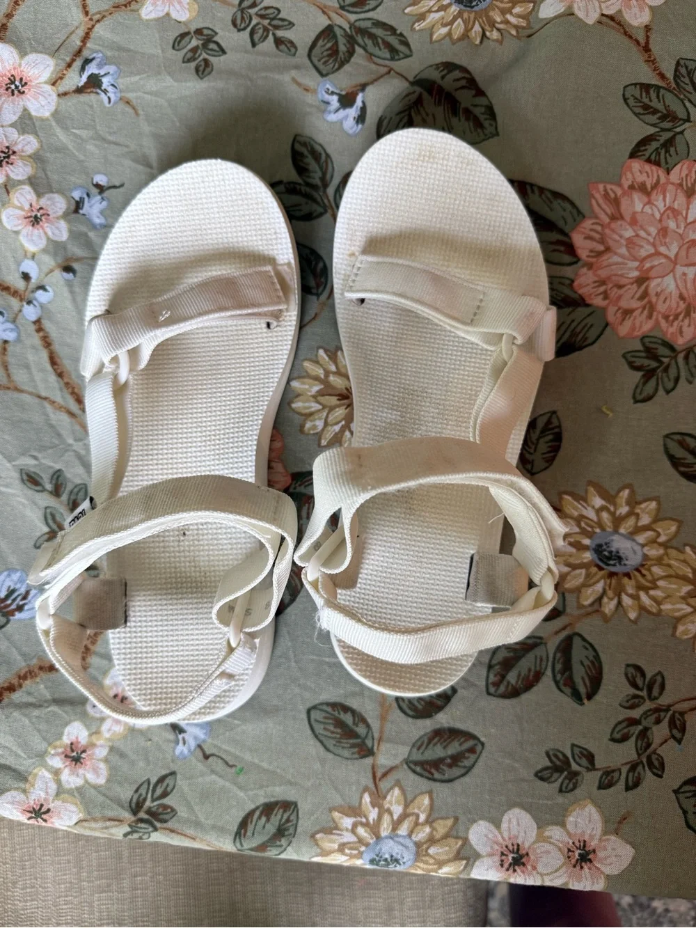 Teva Off-White Strappy Sport Sandals